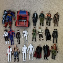 Action Figure Lot (Marvel Legends, Black Series, Gijoe Classified Series)
