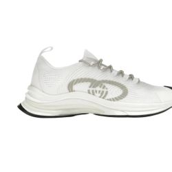 Gucci Sneakers Run White Silver 12 