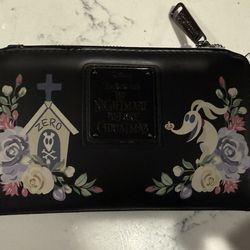 Loungefly Disney Nightmare Before Christmas Zero Floral Wallet Exlusive