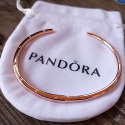Rose Gold Pandora Bracelet 
