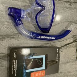 Snorkeling Gear and Phone Bag