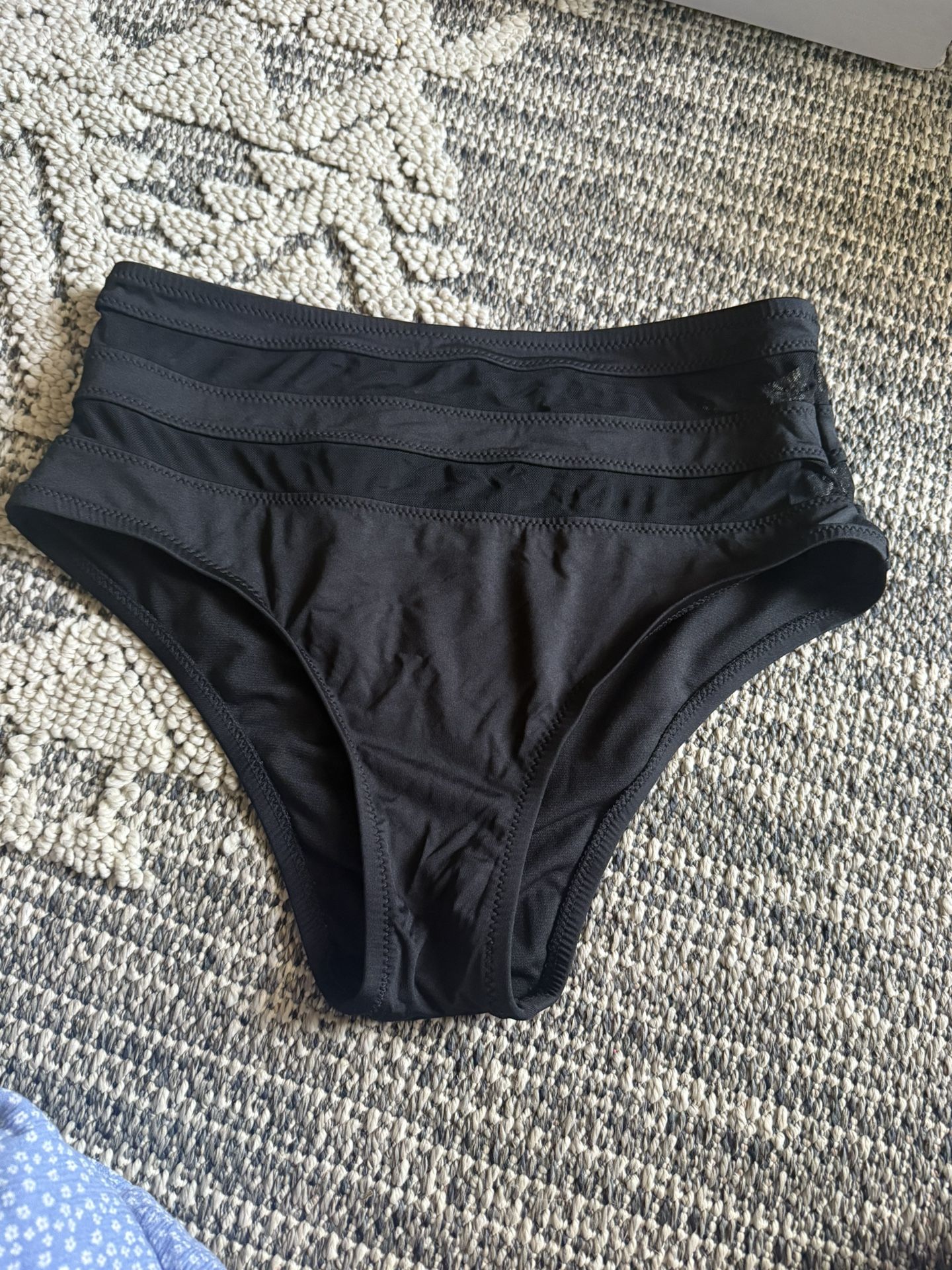 High Waist Bikini Bottoms Size L