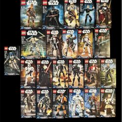 Brand New Not Open Collection Of Star Wars Lego Action Figures!!