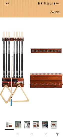 Pool Cue Rack