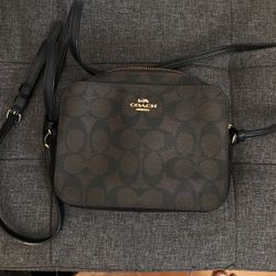 Dark Brown Coach Small Crossbody