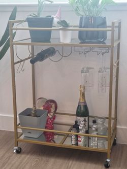 Gold Bar Cart