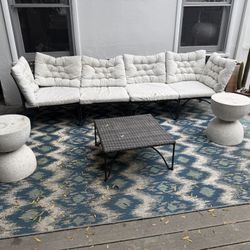 IKEA Outdoor Sofa Couch Ottoman Lounge 