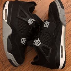Jordan 4 Black Canvas 