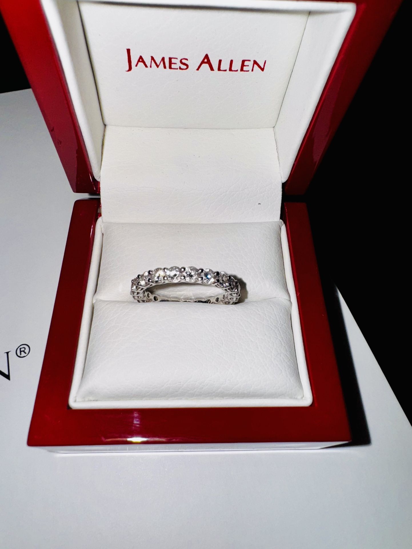 James Allen Lab Diamond Eternity Band 2CTW Size 7