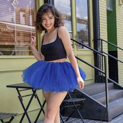 Blue Tutu & Blue Cape