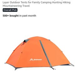 Bisinna 2 Person Lightweight Backpacking Tent.