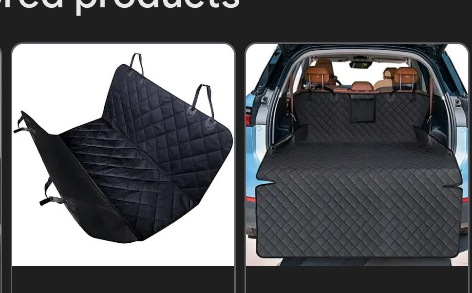 Pet cover for suv