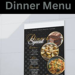 Custom Menu/Flyer