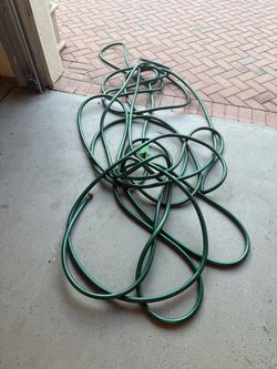 Green Garden Hose