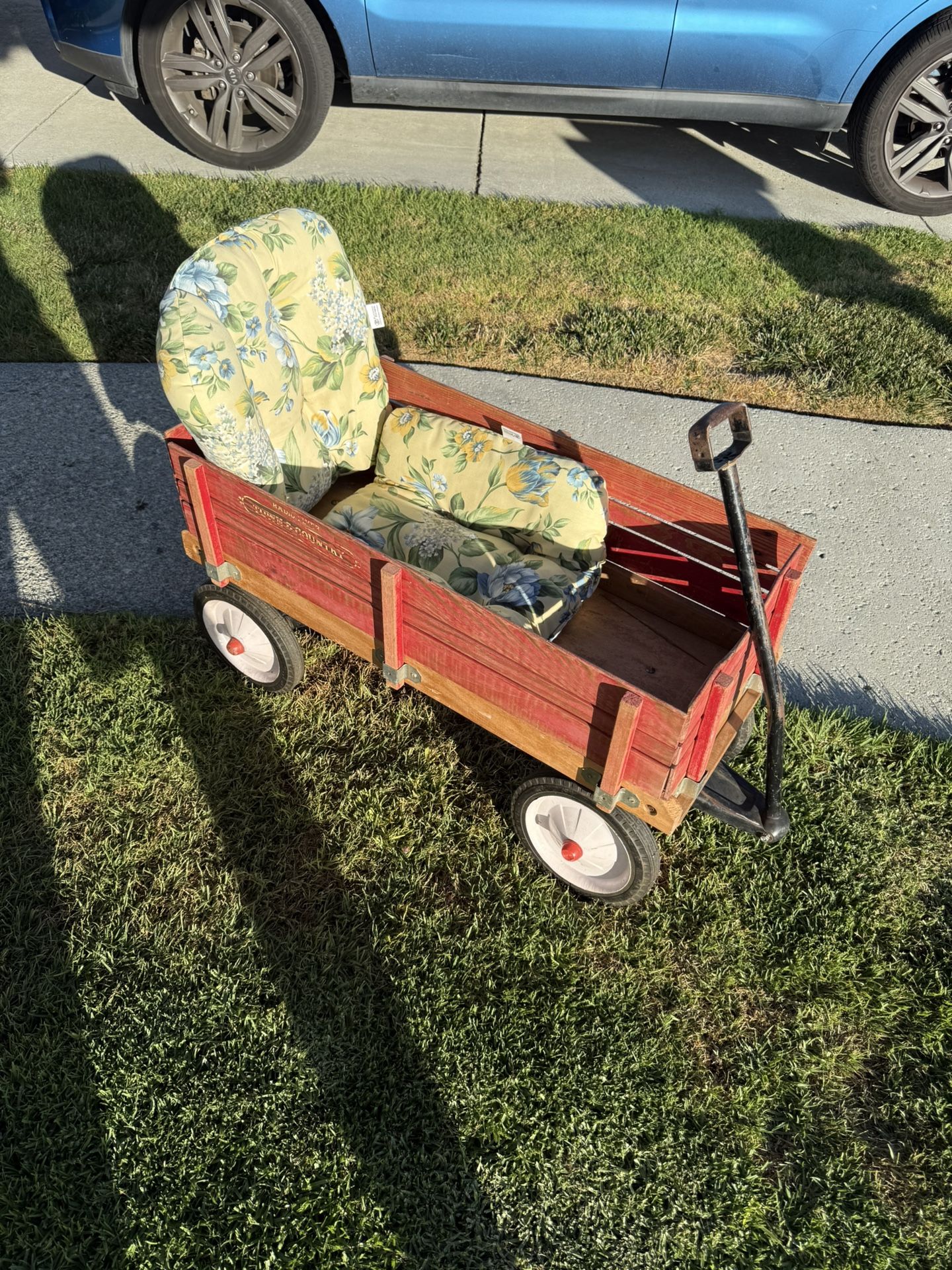 Vintage Radio Flyer, Town And Country Kids Wagon