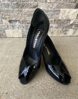 Vintage Halston 1970s disco heels
