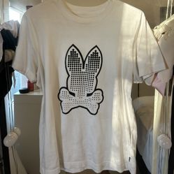 White And Black Psycho Bunny Shirt 
