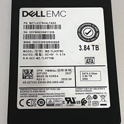 Dell  EMC 3.84TB 6Gbps SATA 2.5'' Internal SSD  GEN14 MZ-7LH3T8C