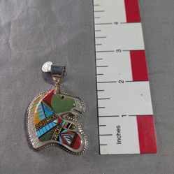 Vintage Sterling Silver 925 Horse Pendant