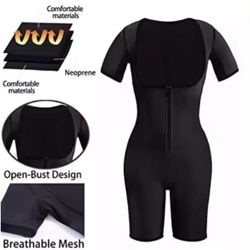 Women Bodysuit Jumpsuit Waist Trainer Corsets Slimming Full Body Shaper Sauna Underwear Shapewear