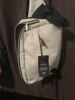 Tush Baby The Pack Diaper Bag – Pebbled Cream