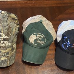 3 Men’s Hats 