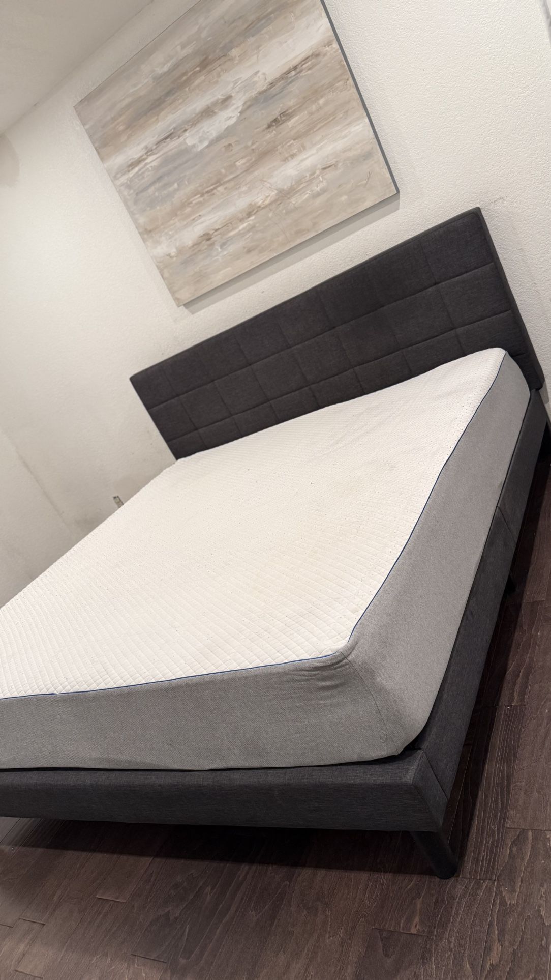 Nectar king mattress and bed frame