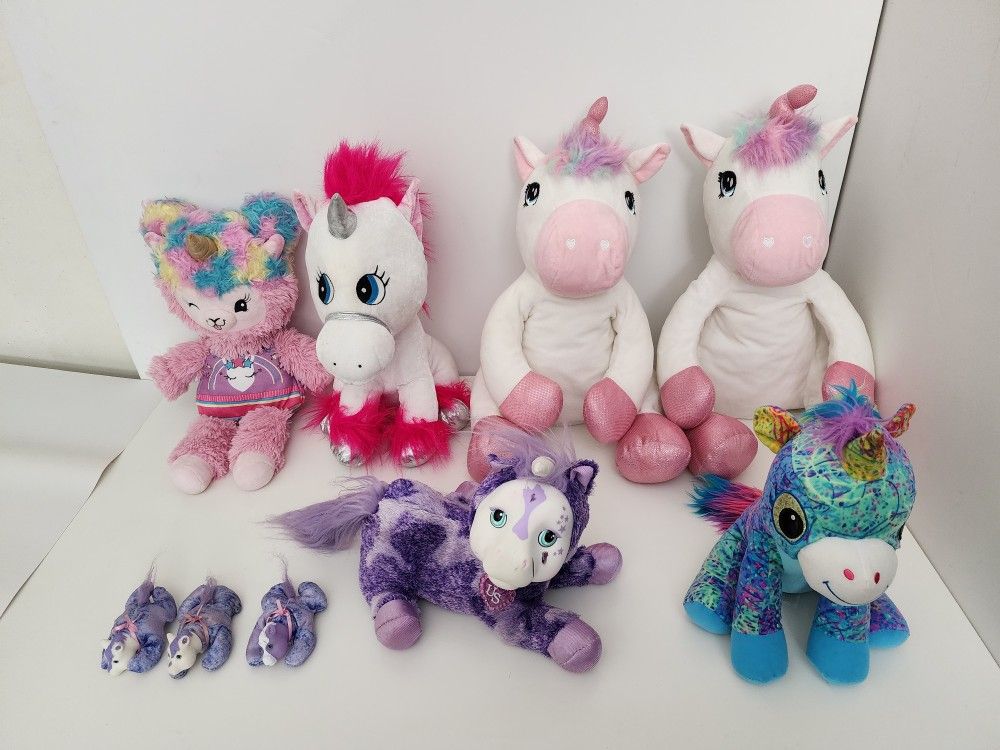 Unicorn Plush Soft Toy Stuffed Animal Lot
