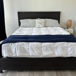 Restoration Hardware California King Wooden Bed Frame 