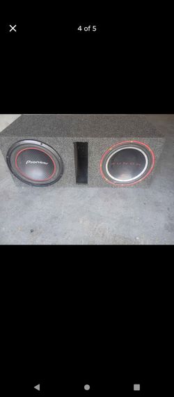 Subwoofer set with Punch speaker and can't remember the name of other
