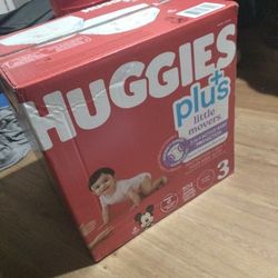 Size 3 Huggies 204 Diapers