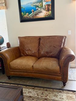 Loveseat Leather couch