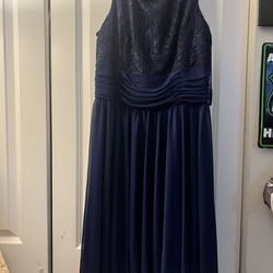 Navy Blue Homecoming/Formal Dress