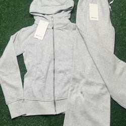 Size 8 Grey scuba set (Lulu)