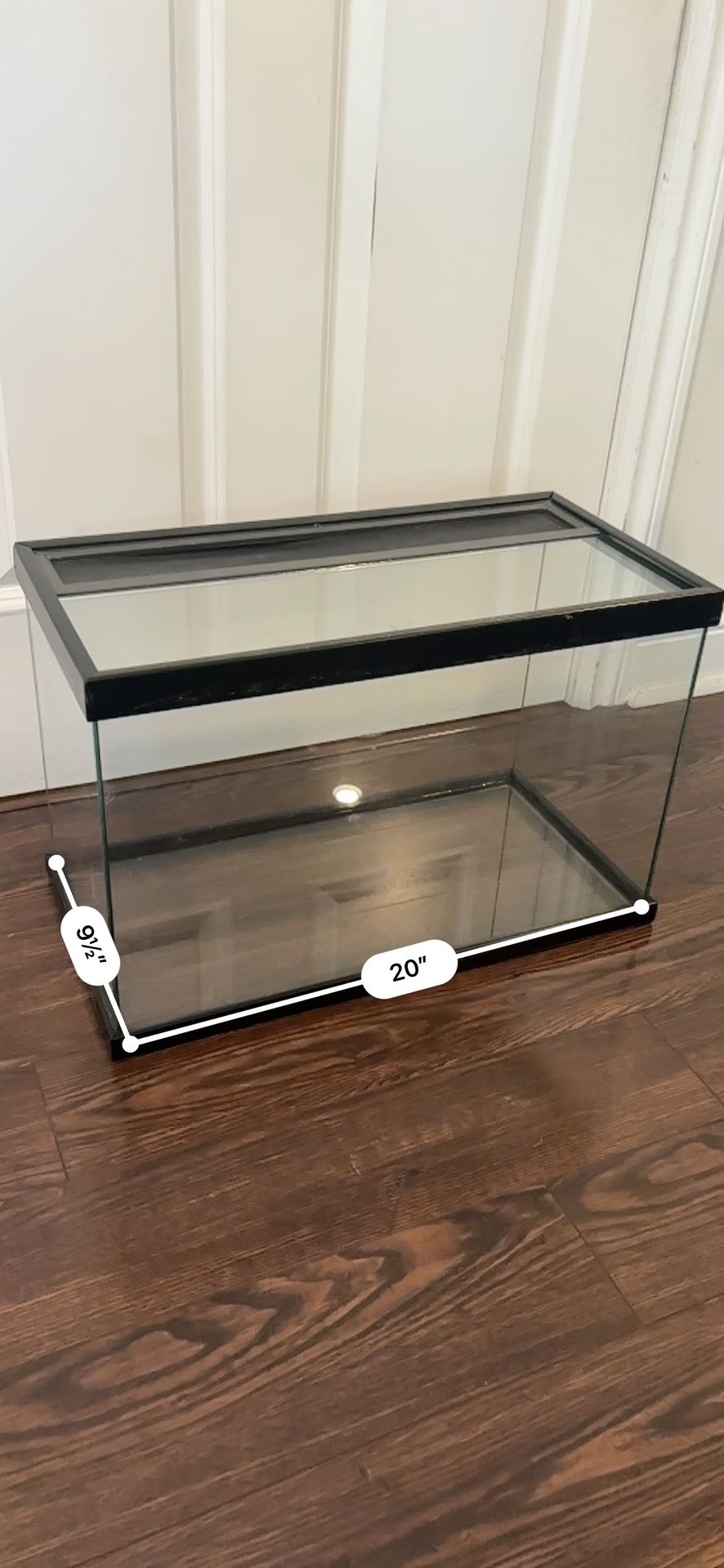 Aquarium Fish Tank 10 Gallon Reptile Terrarium 