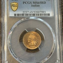 1909 Indian Head Cent – PCGS MS65 RD