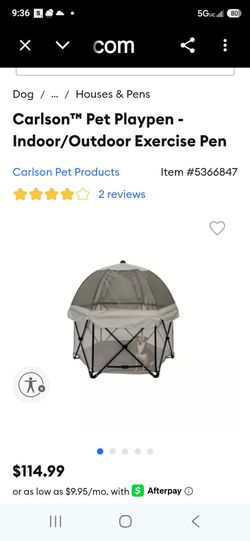 Portable pet pen