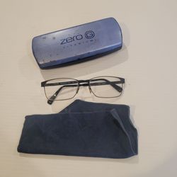 Zero G Titanium Kent Eyeglasses Frame Only Black Matte Handcrafted in Japan w/ Case. Â 55x17x140. Pre-owned, good shape. Please see photos for details.