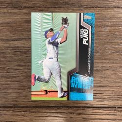 2015 Topps Yasiel Puig Baseball Card Los Angeles Dodgers