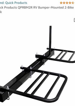 RV/Trailer Bumper Mounted 2 Bike Rack