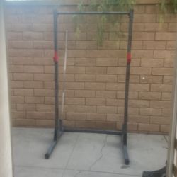 Sun Baked Squat Rack And Free 1” Barbell
