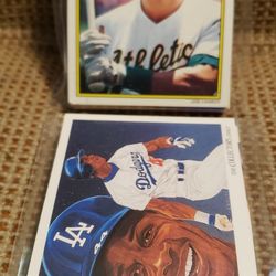 VINTAGE 1990s L.A. DODGERS BASEBALL CARDS + Other 80s STARS