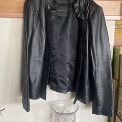 Women’s Xl Black Leather Jacket 