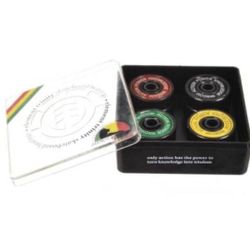 Element Trinity skateboard bearings Rasta
