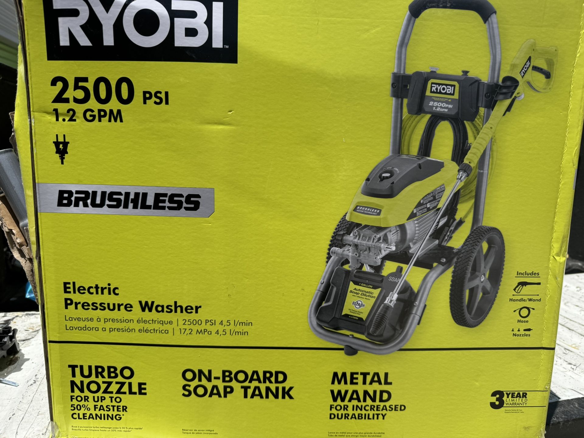 Ryobi 2500 Pressure Washer