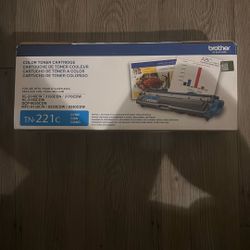 Brother TN-221C standard-yield cyan toner cartridge