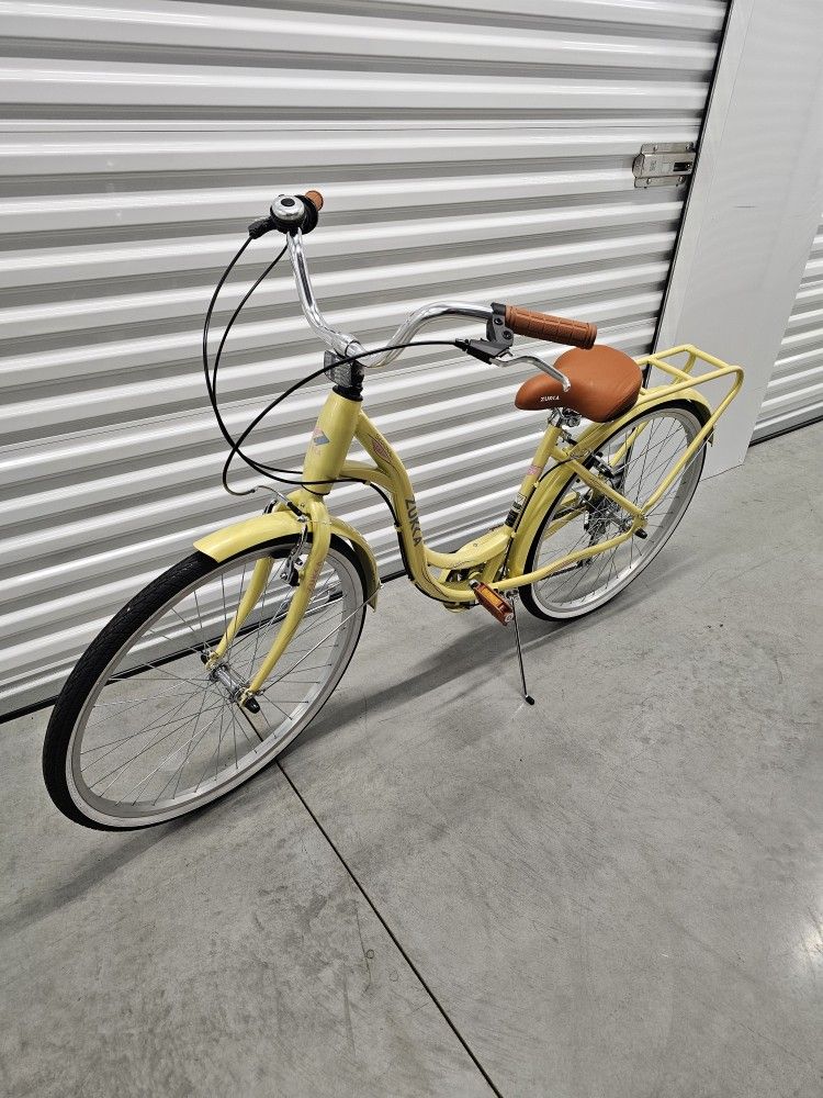 ZUKKA Beach Cruiser Bike for Women 24/26 Inch