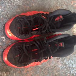 Jordan 12s Foamposits/ Habanero Red