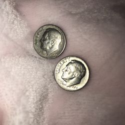 1966 And 1967 Dimes
