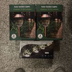 Solar Garden Lights and Solar Ground Disk Lights 